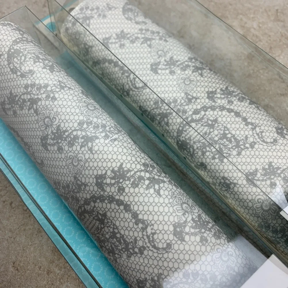 2x Martha Stewart Crafts Food Safe Tissue Paper — 3 Designs 24 Sheets Doily Lace